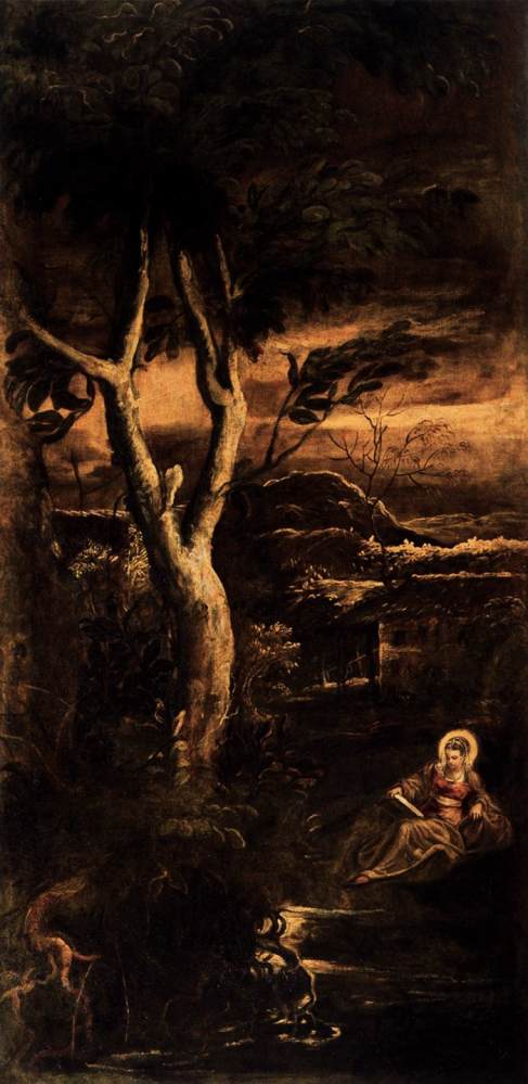 St. Mary Magdalen by Tintoretto, hand-painted oil reproduction