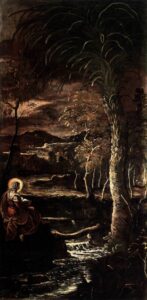 St. Mary of Egypt by Tintoretto, hand-painted oil painting reproduction