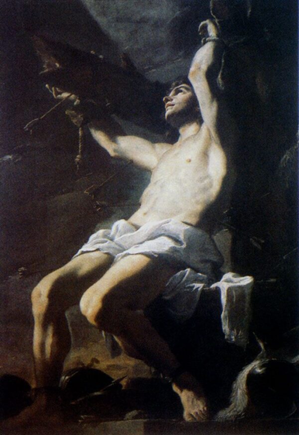 St. Sebastian by Mattia Preti, hand-painted oil painting reproduction