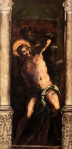 St. Sebastian by Tintoretto, hand-painted oil painting reproduction