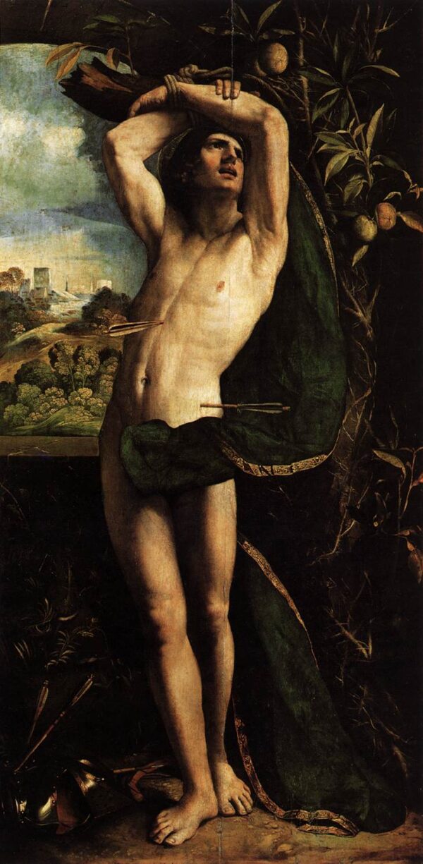 St. Sebastian by Dosso Dossi, hand-painted oil painting reproduction