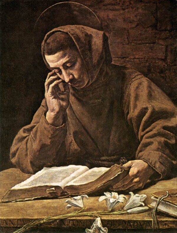 St Antony Reading by Marcantonio Bassetti, hand-painted oil painting reproduction