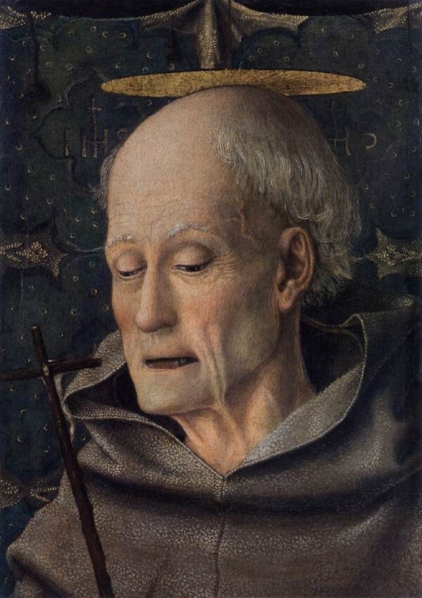 St Bernardino da Siena by Jacopo Bellini, hand-painted oil painting reproduction