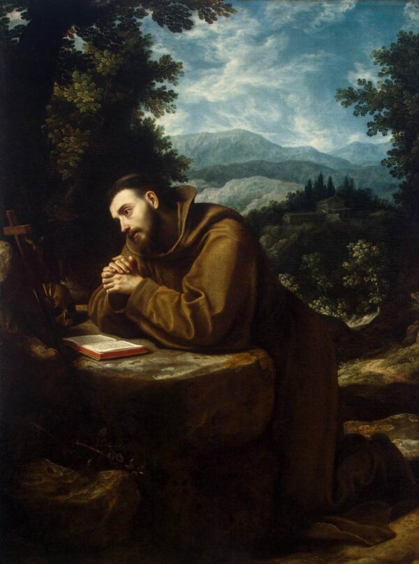 St Francis by Lodovico Cigoli, hand-painted oil painting reproduction