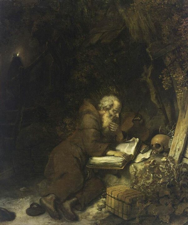 St Francis of Assisi by Gerbrand van den Eeckhout, hand-painted oil painting reproduction