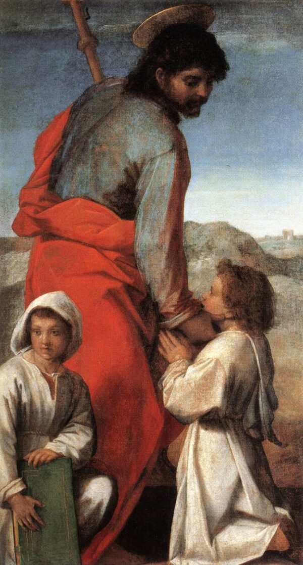 St James by Andrea del Sarto, hand-painted oil painting reproduction