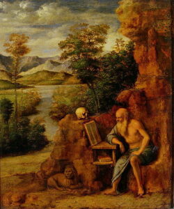 St Jerome 1500 by Balthasar van der Ast, hand-painted oil painting reproduction