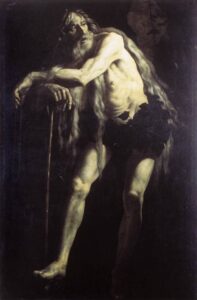 St Onophrius by Giovanni Battista Caracciolo, hand-painted oil painting reproduction