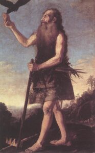 St Onuphrius by Francisco Collantes, hand-painted oil painting reproduction