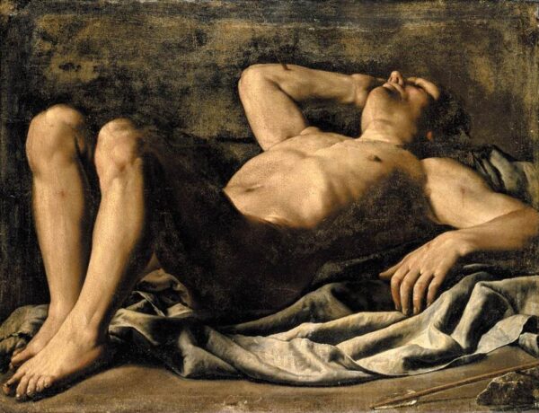 St Sebastian by Marcantonio Bassetti, hand-painted oil painting reproduction