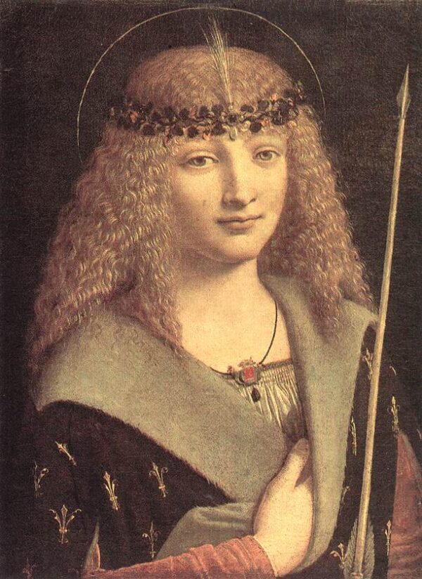 St Sebastian by Giovanni Boltraffio, hand-painted oil painting reproduction
