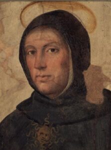 St Thomas Aquinas by Fra Bartolomeo, hand-painted oil painting reproduction