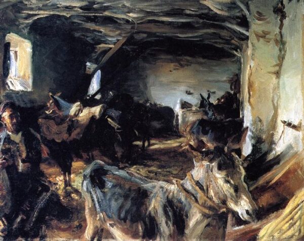 Stable at Cuenca by John Singer Sargent, hand-painted oil painting reproduction