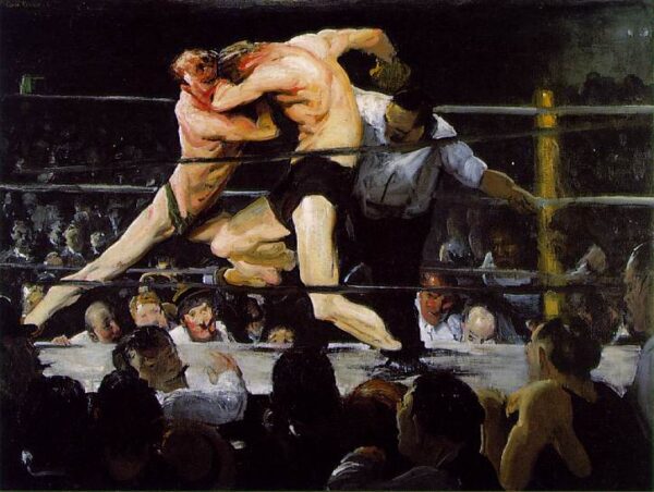 Stag at Sharkey’s by George Bellows, hand-painted oil painting reproduction