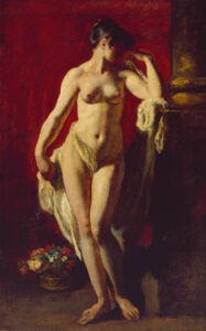 Standing Female Nude by William Etty, hand-painted oil painting reproduction