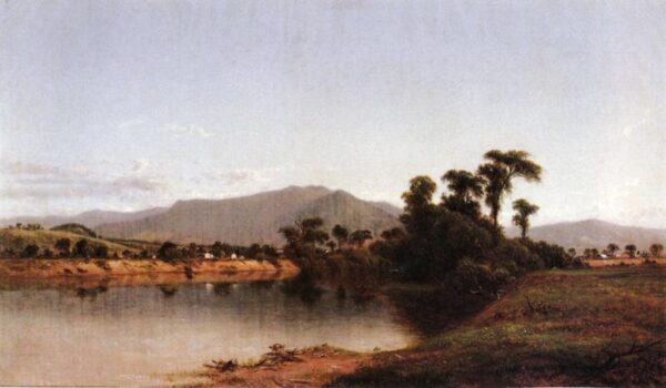 Star King Mountain, Lancaster, New Hampshire by David Johnson, hand-painted oil painting reproduction
