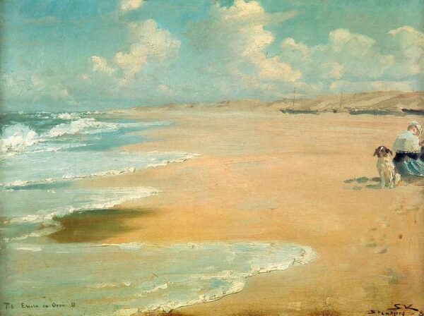Stenbjerg by Peder Severin Krøyer, hand-painted oil painting reproduction