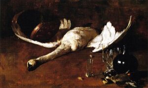 Still Life with Garlic b by Emil Carlsen, hand-painted oil painting reproduction
