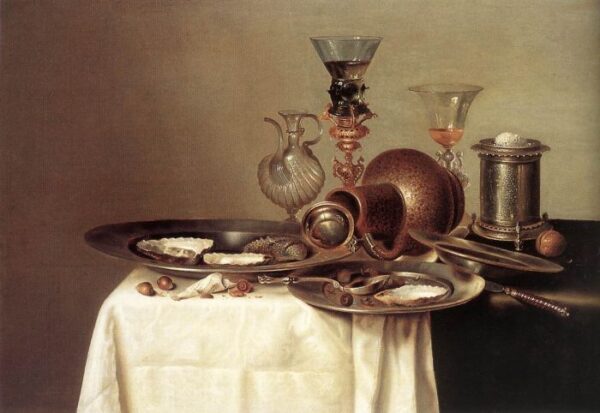 Still Life IV by Willem Claesz Heda, hand-painted oil painting reproduction