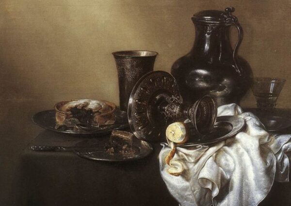 Still Life V by Willem Claesz Heda, hand-painted oil painting reproduction