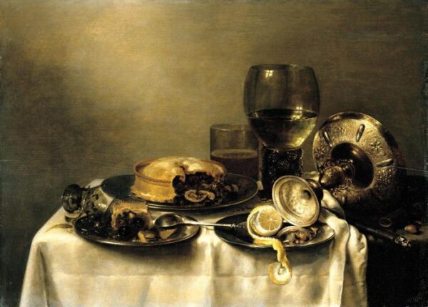 Still Life VI by Willem Claesz Heda, hand-painted oil painting reproduction
