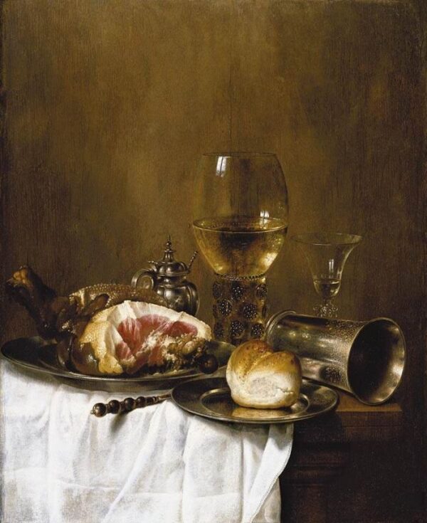 Still Life VII by Willem Claesz Heda, hand-painted oil painting reproduction