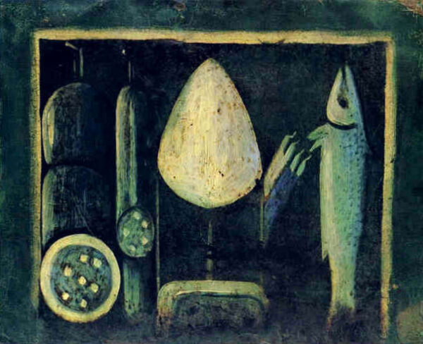 Still Life With A Sugar Loaf by Niko Pirosmani, hand-painted oil painting reproduction