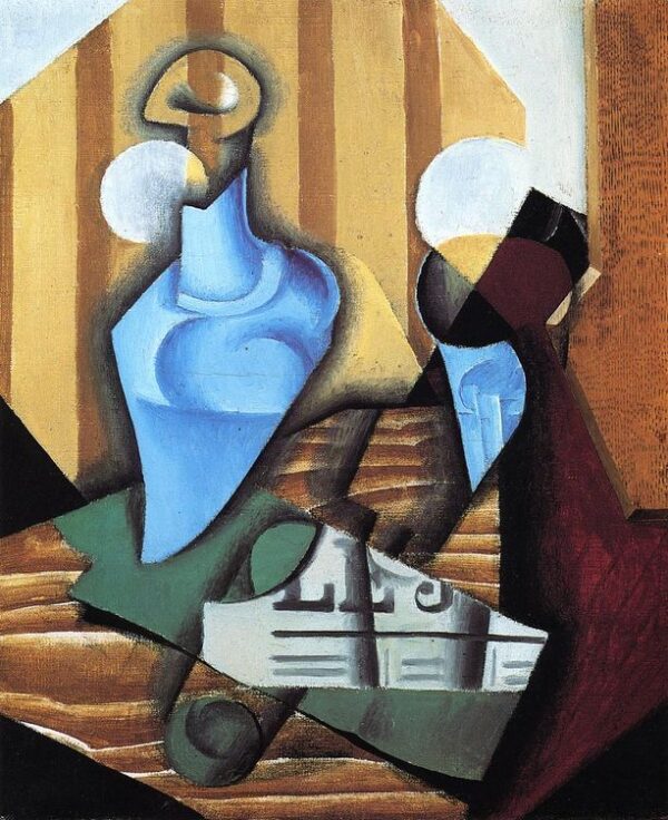 Still Life With Checked Tablecloth II by Juan Gris, hand-painted oil painting reproduction