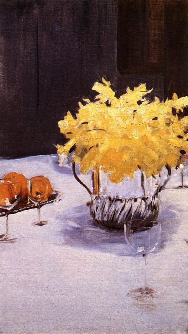 Still Life With Daffodils by John Singer Sargent, hand-painted oil painting reproduction