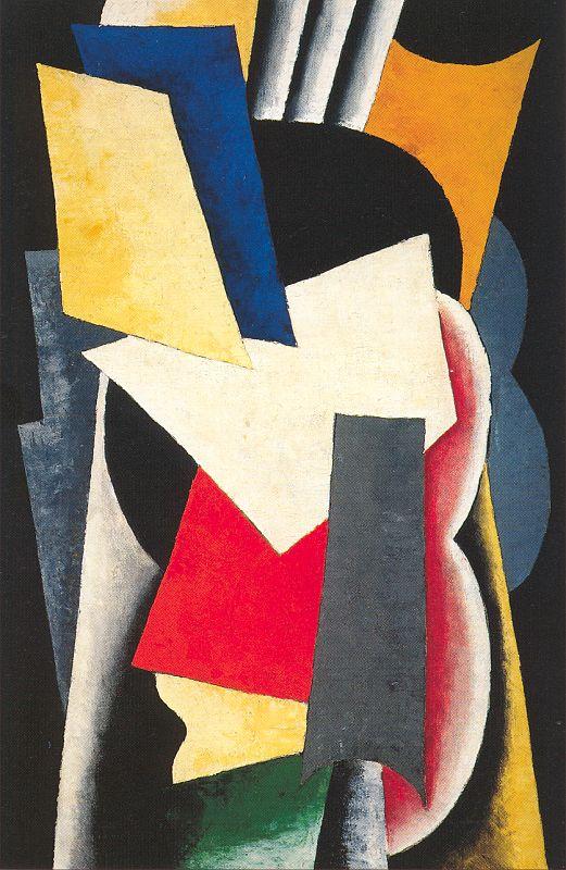 Still Life With Instruments by Liubov Popova, hand-painted oil reproduction