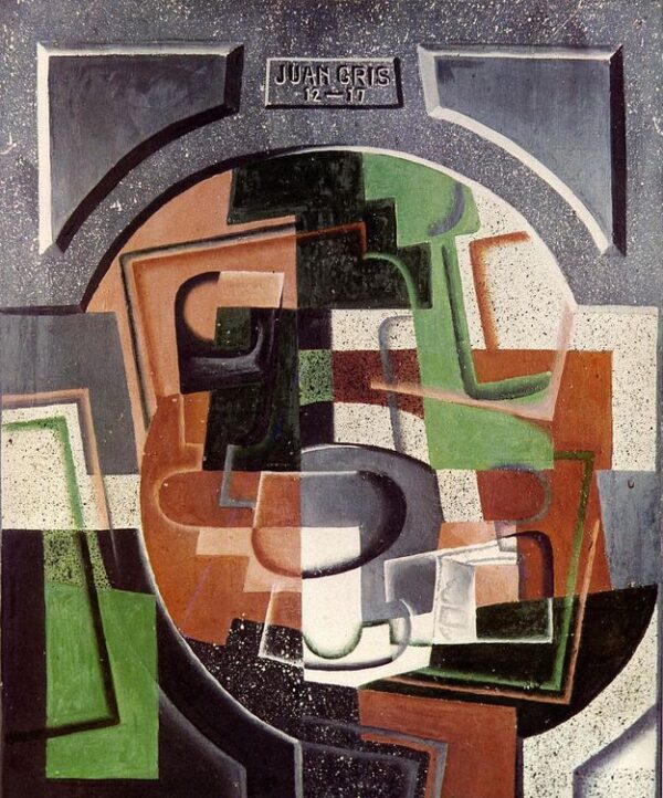 Still Life on Plaque by Juan Gris, hand-painted oil painting reproduction