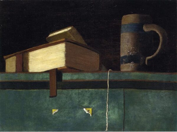 Still Life with Books and Mug by John Frederick Peto, hand-painted oil painting reproduction
