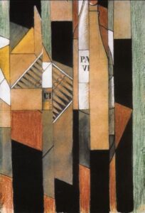 Still Life with Bottle and Cigars by Juan Gris, hand-painted oil painting reproduction