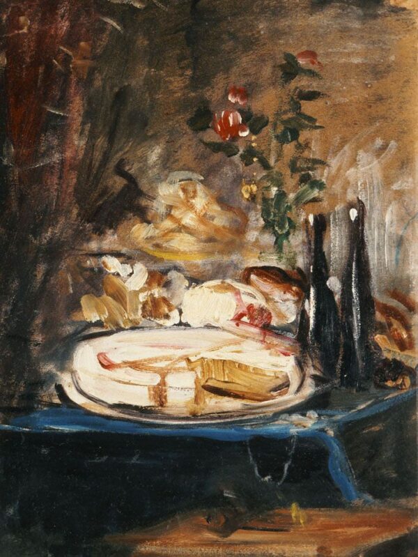 Still Life with Cake by Nikolaos Gyzis, hand-painted oil painting reproduction