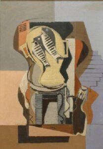 Still Life with Fish by Louis Marcoussis, hand-painted oil painting reproduction