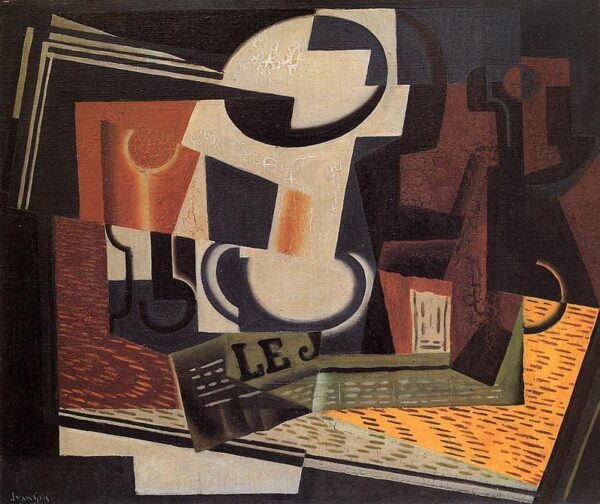 Still Life with Fruit Bowl by Juan Gris, hand-painted oil painting reproduction