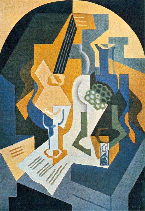 Still Life with Fruit Dish and Mandolin by Juan Gris, hand-painted oil painting reproduction