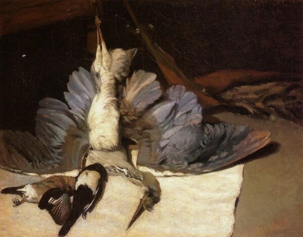Still Life with Heron by Alfred Sisley, hand-painted oil painting reproduction