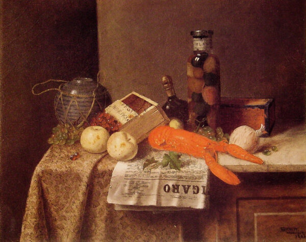 Still Life with Le Figaro by William Michael Harnett, hand-painted oil painting reproduction