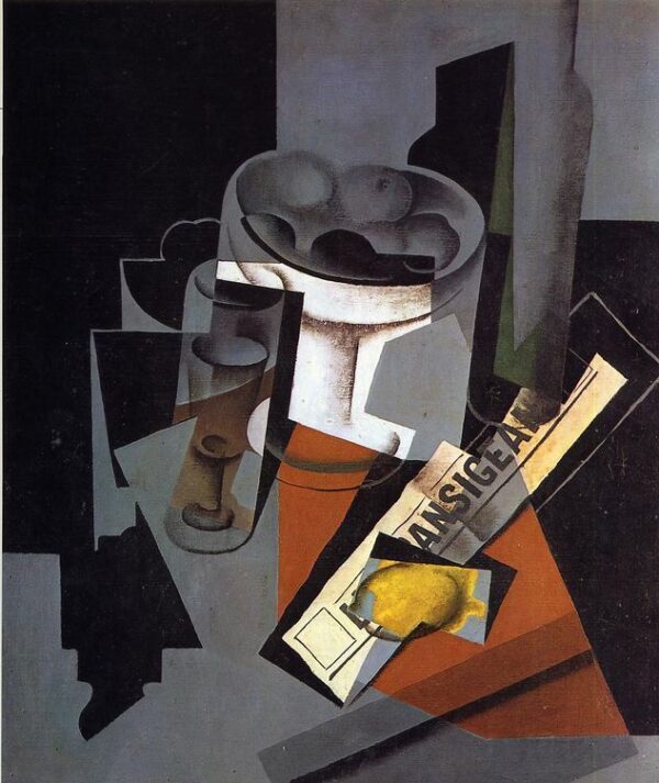 Still Life with Newspaper by Juan Gris, hand-painted oil painting reproduction