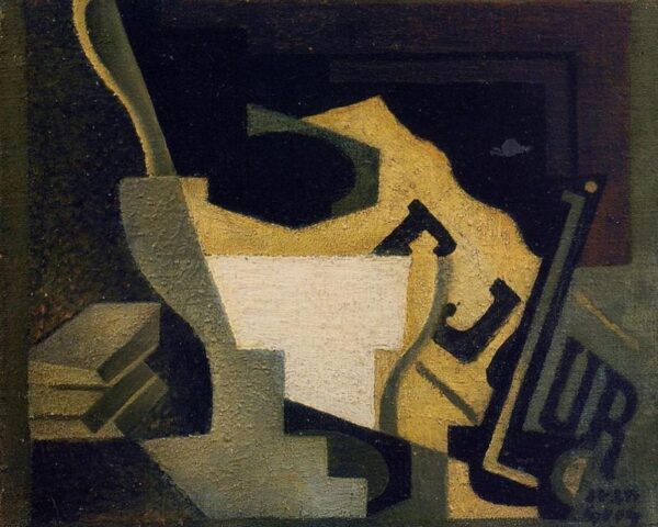 Still Life with Newspaper II by Juan Gris, hand-painted oil painting reproduction