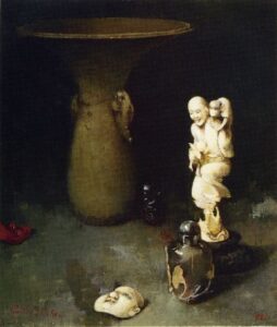 Still Life with Oriental Works of Art by Emil Carlsen, hand-painted oil painting reproduction