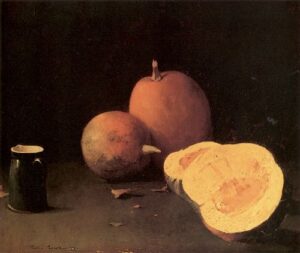 Still Life with Squash and Pitcher by Emil Carlsen, hand-painted oil painting reproduction