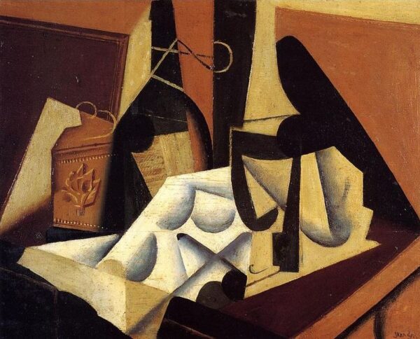 Still Life with White Tablecloth by Juan Gris, hand-painted oil painting reproduction