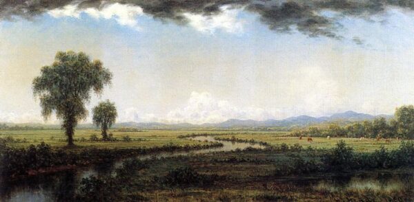 Storm Clouds over the New Jersey Marshes by Martin Johnson Heade, hand-painted oil painting reproduction