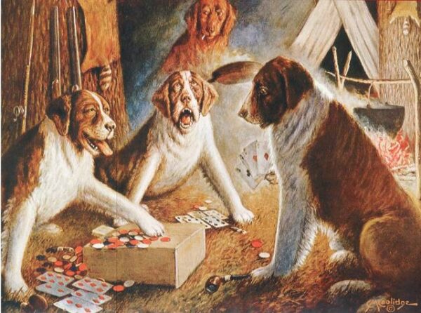 Stranger In Camp by C.M Coolidge, hand-painted oil painting reproduction