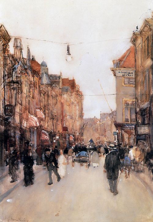 Street In Den Haag by Floris Arntzenius, hand-painted oil reproduction