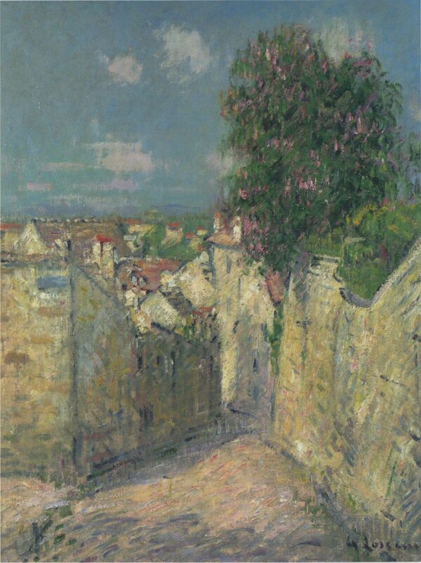 Street in Pontoise by Gustave Loiseau, hand-painted oil painting reproduction