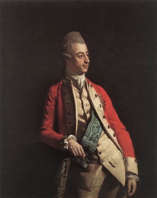 Prince Ernest Gottlob Albert of Mecklenburg-Strelitz by Johann Zoffany, hand-painted oil painting reproduction