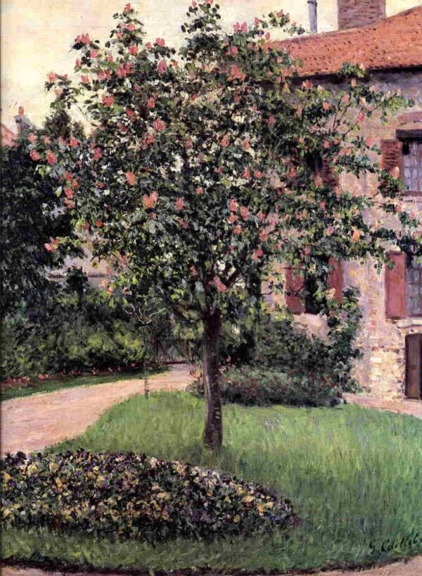 Petit Gennevilliers, Facade, Southeast of the Artist’s Studio by Gustave Caillebotte, hand-painted oil painting reproduction